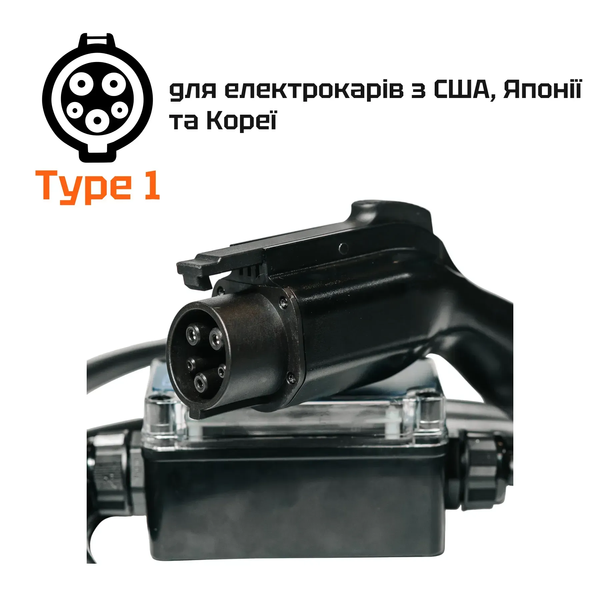 Eveus (M32) Pro 7кВт 32А Wi-Fi (Type 1) 5 PIN PRO32RED фото